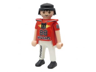 Mann Footballspieler