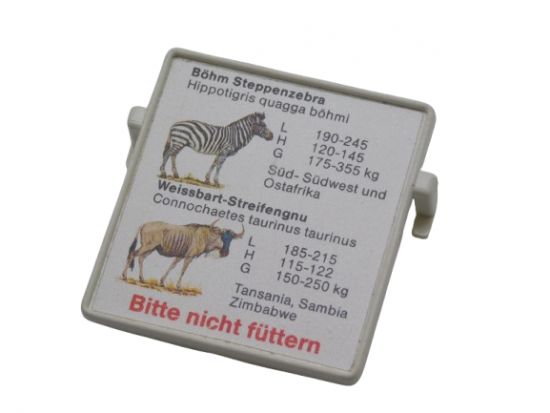 Schild 47x44mm Schild 47x44mm