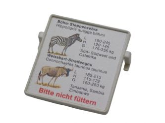 Schild 47x44mm