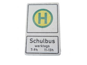Schild Schulbus