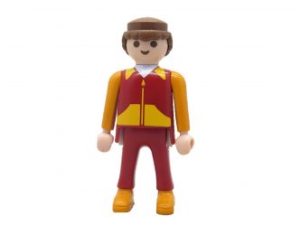 Mann Skifahrer Skilehrer