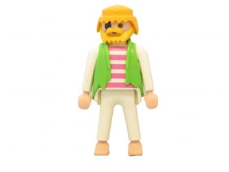 Mann Pirat Schiffbrüchiger