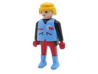 Mann Motorradfahrer TV