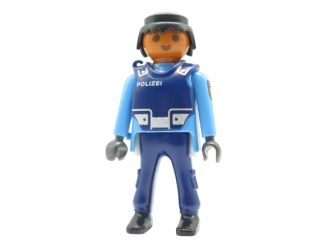 Mann Polizist Hubschrauber