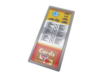 Schild 65x30x5mm