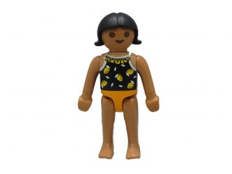 Kind Mädchen Wasserinsel