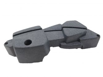 Felsen für Glasscheibe