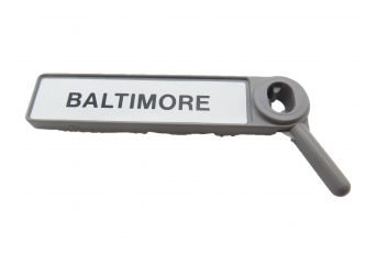 Hinweisschild Baltimore