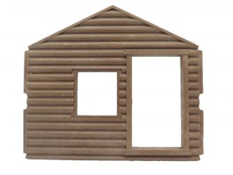 Wand Hütte Vorderseite