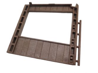 Wand Seite Pferdestall offen