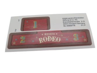 Aufkleber Podest Rodeo Spirit