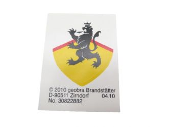 Aufkleber Schild Ritter