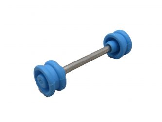 Achse mit Felgen10x40mm