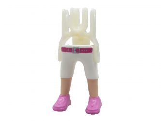 Beine Frau  kurze Hose